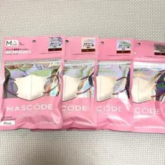 MASCODE グリッターマスク LIGHT GREIGE M 7枚×4袋セットのサムネイル