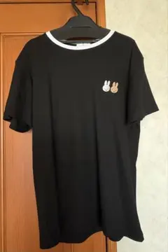 ⭐️ミッフィー miia刺繍 半袖Tシャツ ブラック　新品のサムネイル