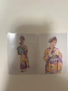 FRUITSZIPPER 仲川瑠夏 振袖 トレカ 2枚セット