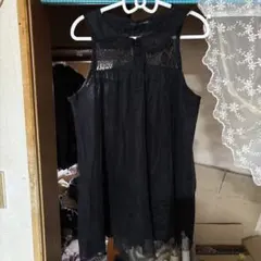 one spo ノースリーブ レース ブラックのサムネイル