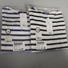 長袖カットソー 2点セット 120 綿100