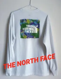 【THE NORTH FACE】ザ・ノースフェース ホワイト長袖カットソー XL
