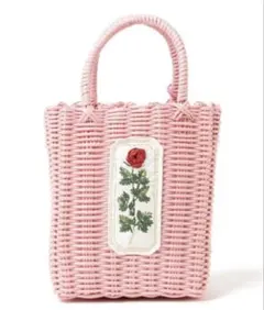 BEAMS COUTURE ルルメリーお花のティグレのバッグ（白鳥） ビームス
