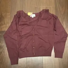 JILL by JILL STUART カーディガン ボルドー