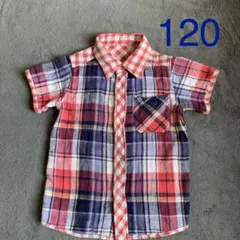 MPSリバーシブルチェックシャツ120ライトオン（検） F.OユニクロGU