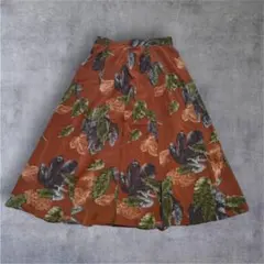 OO's vintage 葉柄ロングスカート グランジy2k