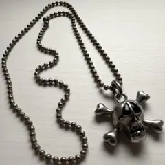 中古 STUSSYステューシー90sスカルボーンネックレス - メルカリ