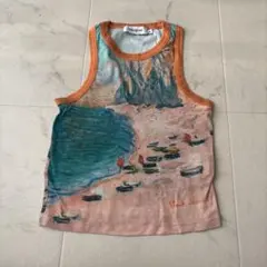 Desigual クロード・モネ 絵画プリント タンクトップのサムネイル