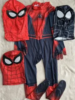 110㎝スパイダーマンコスプレハロウィン子供用キャプテンアメリカ