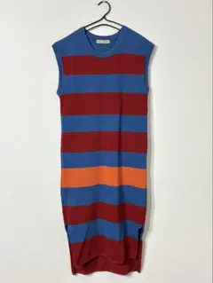TSUMORI CHISATO マルチボーダー ニット ロング ワンピースのサムネイル