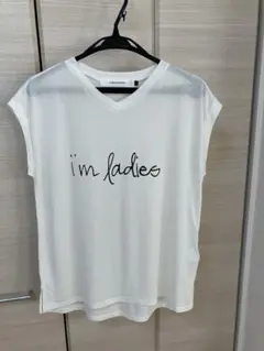 最終値下げ‼️ラグナムーン✨ほぼ未使用✨ホワイト Vネック Tシャツ