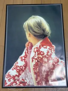 絵画 アクリル画 原画 少女 おおた慶文 「白さざんか」 - メルカリ