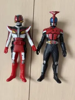 仮面ライダー ソフビ人形 電王カブト 2体セット - メルカリ