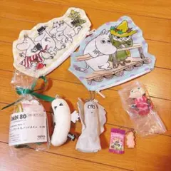 ムーミン カプセルトイ くじ ポーチ タオル マスコットチャーム