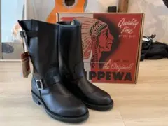 ほぼ新品　CHIPPEWA エンジニアブーツ ブラック　1901W14 箱付きのサムネイル