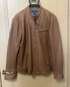 ラルフローレン　ラムスキン カフェレーサージャケットのサムネイル