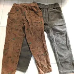 冬 長ズボン 2枚セット120
