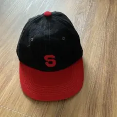 Cheswick Sロゴ ウールキャップ ブラック レッドのサムネイル
