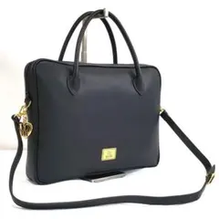 モスキーノ　レディース　レザー　ハンドバッグ　ブラック　ショルダー　2wey