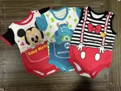 【Disney】ロンパース 3枚セット 70cm ※9/30までの出品