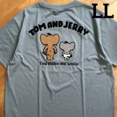 新品　TOM&JERRY　Tシャツ　半袖　サガラ刺繍　LL