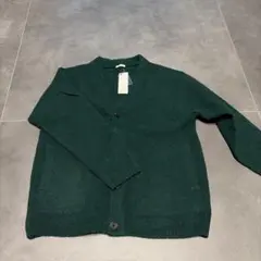 【新品未使用】GU ブラッシュドヤーンカーディガン