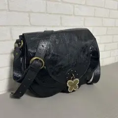 ANNA SUI/ショルダーバッグ/蝶/メタルチャーム/レザー/ブラックのサムネイル