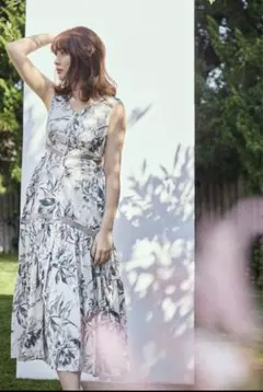 herlipto Floral Cut Out Long Dress