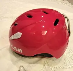 【CSBヘルメット】キッズMサイズ　ピンク　スキー/スノーボード