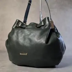 【極美品】バリー ワンショルダーバッグ カタリナ レザー ダークグリーンのサムネイル