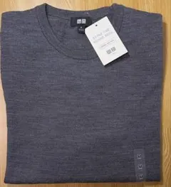 メンズ 2025年秋新作 UNIQLO メリノクルーネックセーター