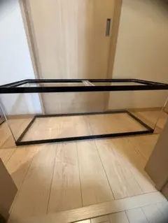 アクリル水槽 1200×450×450 8ミリ 四面黒艶あり - メルカリ