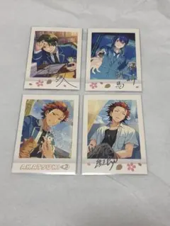 あんスタ 紅月 蓮巳敬人 神崎颯馬 鬼龍紅郎 カード 4枚セット