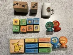 ポケモン　スタンプセット。