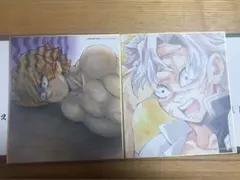 鬼滅の刃 全集中展 ミニ色紙 壱 参 我妻善逸 不死川実弥