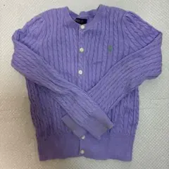 POLO RALPH LAUREN ラベンダーカーディガン 6