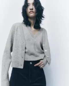 【ZARA】カーディガン