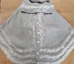 ファー ポンチョ