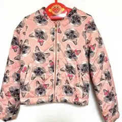 H&M ネコ柄 猫 ねこ ジャンパー アウター