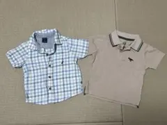 半袖チェックシャツ