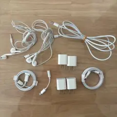 Apple イヤフォン・ケーブル・充電器10点セット