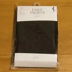 流行りのフェイクタイツ ブラック M-Lサイズ 新品 未使用 送料込み価格