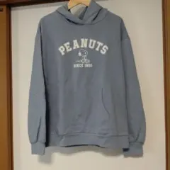 スヌーピー ライトブルーパーカー Sサイズ