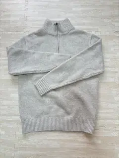 UNIQLO ユニクロスフレヤーンハーフジップセーター S
