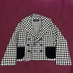 トリココムデギャルソン チェック ジャケット