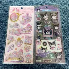 サンリオ　キラキラカプセルシール・ドロップジェリーシール　２枚セット