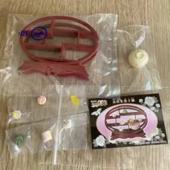 メガハウス ミニコレ　おはなし百菓　花咲き菓子棚