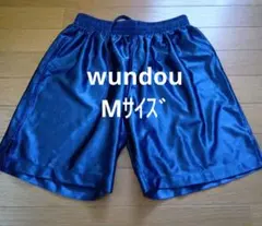 【wundou 】P-8001 ハーフパンツ ネイビー Mサイズ　郵のサムネイル