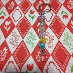 ハンドメイド ビーズ ストラップ