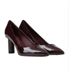 レア美品★Salvatore Ferragamo パンプス バーガンディ 6Cのサムネイル